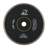 Диск алмазный отрезной сплошной LINE DISC 230*25,4*1,6 мм гранит мокрый рез TECH-NICK Диск алмазный отрезной сплошной LINE DISC 230*25,4*1,6 мм гранит мокрый рез TECH-NICK