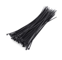 Стяжки нейлоновые 7.6x350мм хомуты 50шт.черные Стяжки нейлоновые 7.6x350мм хомуты 50шт.черные