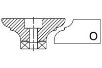 Профильная фреза сегментная гранит О30 #0 Профильная фреза сегментная гранит О30 #0