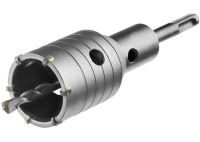 Коронка по бетону SDS Plus 50мм в сборе с державкой Коронка по бетону SDS Plus 50мм в сборе с державкой